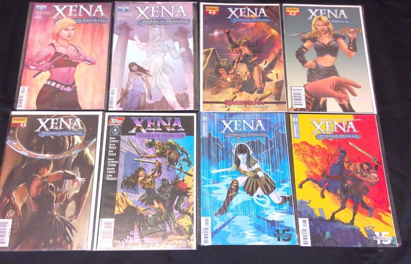 LOT 24 XENA WARRIOR PRINCESS 0 1 2 3 4 5 6 7 8 9 10 W/ 13 VARIANTS - VF/NM 9.0