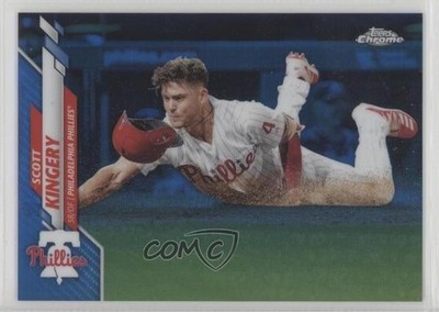 2020 Topps Chrome Blue Refractor 11/150 Scott Kingery #64 1e7