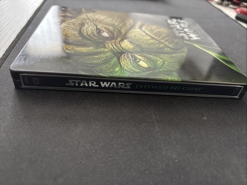 STAR WARS “L’ATTACCO DEI CLONI” - BLURAY USATO ITA STEELBOOK in italiano - Foto 3 di 4