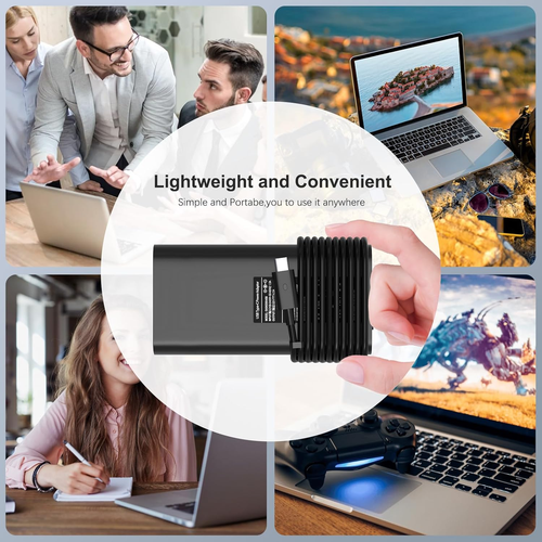 Alimentatore Dell 130W USB C Caricatore per DELL XPS 15 2In1 9575 Precision 5530 - Foto 7 di 12