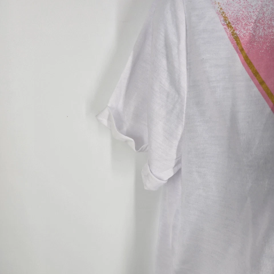 Modern Lux Bride To Be Shirt Womens Large White Pink Bachelorette Party Tee - Image 4 of 4