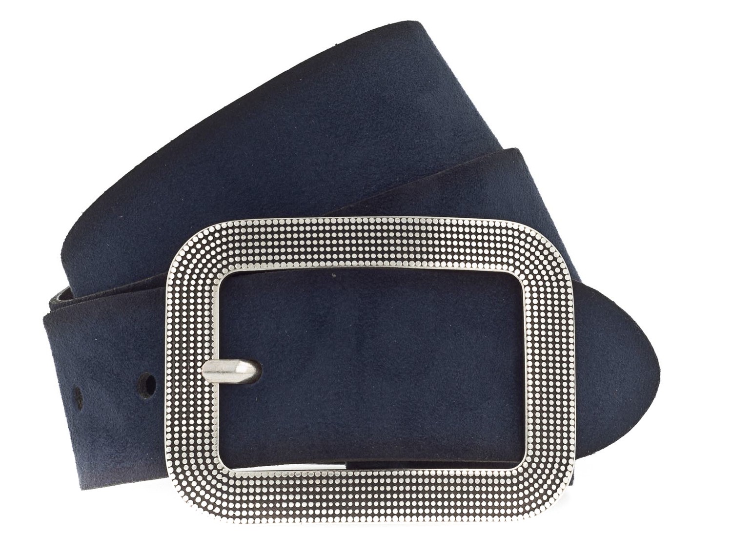 Vanzetti Classics 40mm Suede Belt W105 Marine
