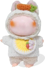 Clothes for Labubu 17cm Labubu Accessories Crochet 3 Piece Set Outfits for Labub