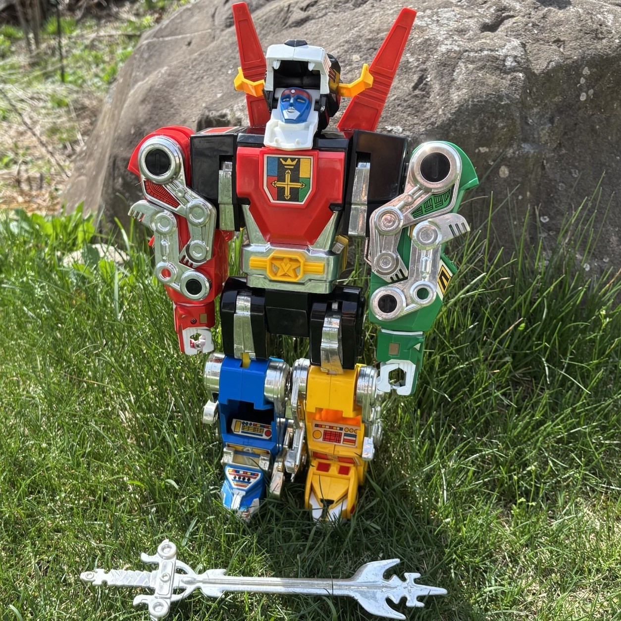 Vintage 1984 Panosh Place Voltron All 5 Lions with Weapon