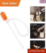 Food Grade Plastic Siphon Pump - 10 L/min Flow for Safe Liquid Transfers