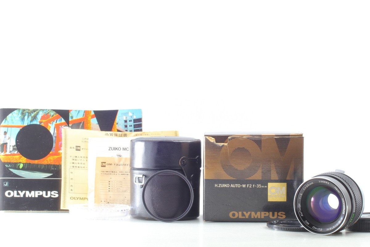 オリンパス OM-SYSTEM ZUIKO MC AUTO-W 35mm f2 N MINT in Box】 Olympus OM System Zuiko MC Auto-W 35mm F2