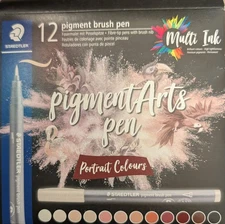 Pigment Arts Brush Pen Natural Colours, 12-Pack, 371 C12-4