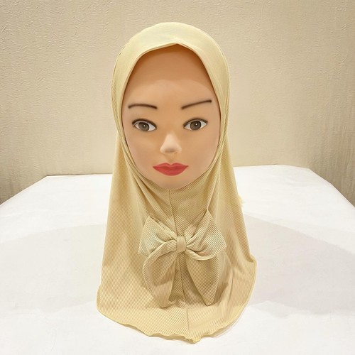 Morocco 2-6Y Girls Kids Turban Scarf Shawl Girls Scarves Wraps Hijabs Headscarf - Picture 23 of 38