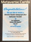 2026 Topps Chrome Black Jac Caglianone Refractor (Raw)