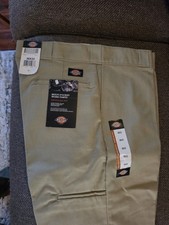 Dickies Multi Pocket Stain Release Regular Fit Workwear Pants Beige Men's