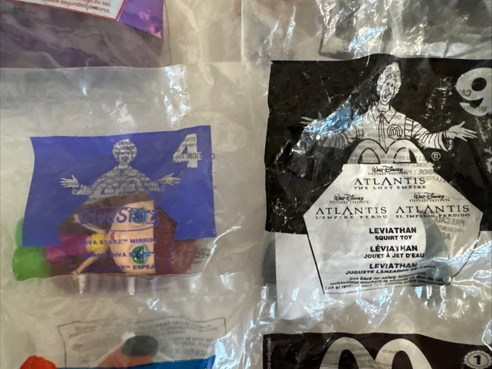 Juguetes Happy Meal Vintage Surtidos McDonald's & BK - “Lote de 12” Embalaje Sellado Foto 3 de 4