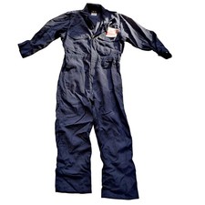 New Blue Saf-Tech JSNV 1525 Flame-Resistant Nomex 111A Coverall MEDIUM