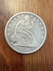 1859-O Seated Liberty Silver Half Dollar 50c — VF Details — Mark