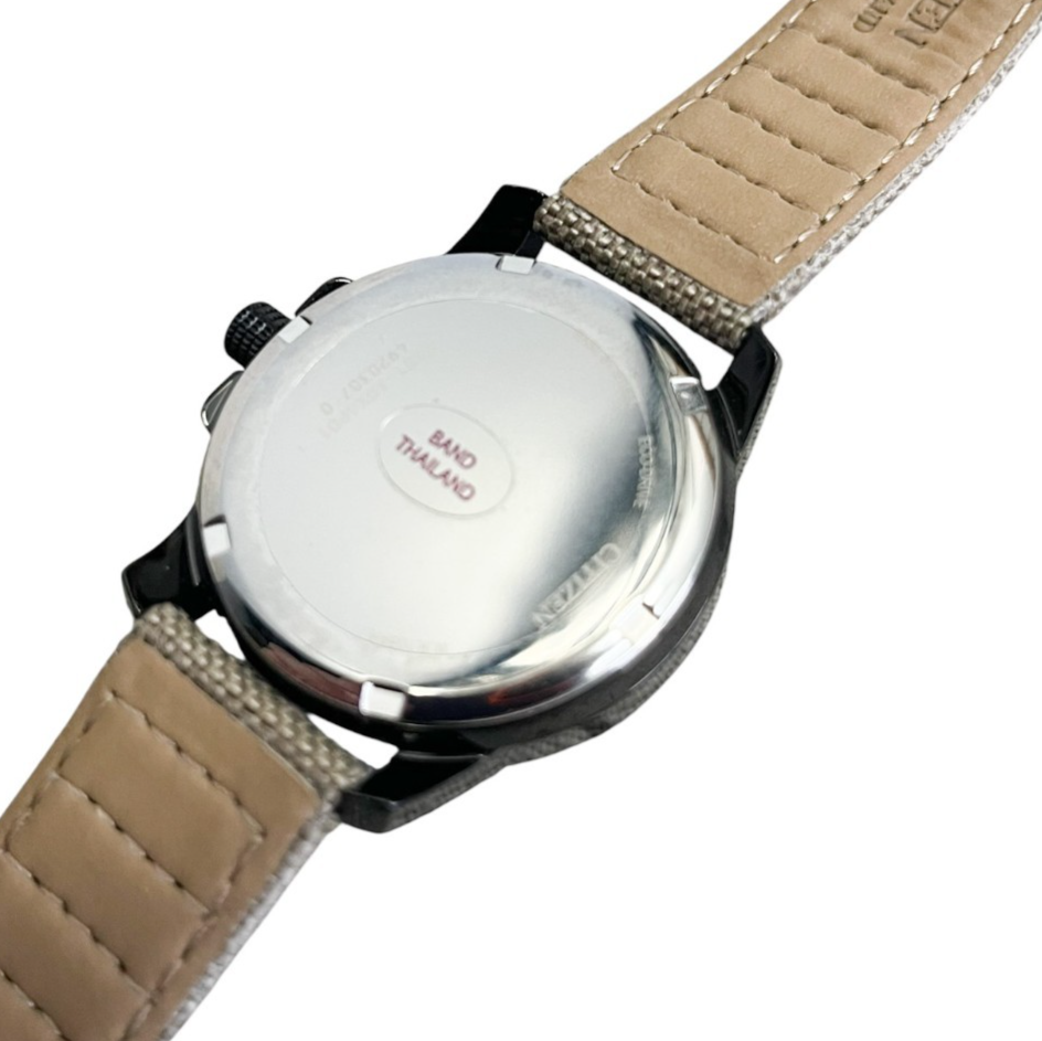CITIZEN Eco-Drive Weekender Garrison Men's Black Wrist Watch