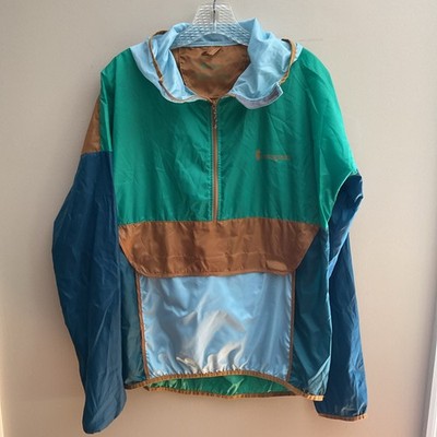 Cotopax Colorblock Teca Windbreaker Hooded Pullover Women s Medium  Men s Small