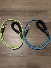 2 Pack Heavy Duty Rope Dog Leash w/ Padded Handle Reflective Training Lead NEW