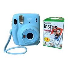 Appareil Photo Instantané Fujifilm Instax Mini 11 Bleu – Pack Complet 