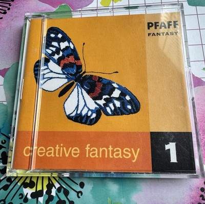 PFAFF 7560 Creative Fantasy Embroidery Card Used  # 1