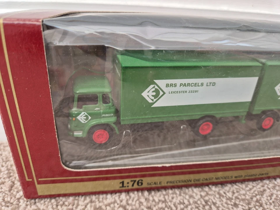 Efe Oo 1/76 Bedford Tk Box E Trailer Brs Parcels Diecast Truck Lorry 24002 - Immagine 3 di 4