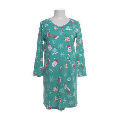 Enjoy Night, Nachtkleid, Größe: S, Grün/Mehrfarbig, Baumwolle/Polyester #EAP