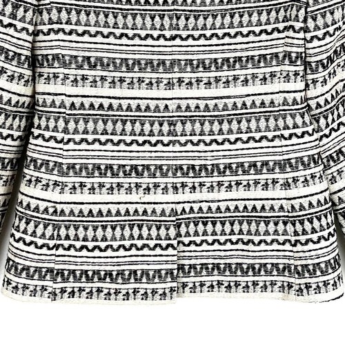 Chaqueta Blazer Banana Republic Mujer Azteca Tribal Negocios Oficina Neutral 2 Nueva con Etiquetas - Imagen 8 de 14