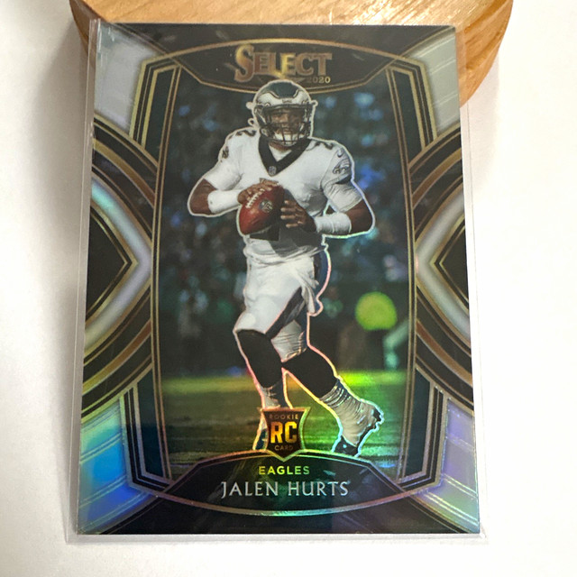 Panini 2020 Select - Jalen Hurts Club Level Silver Prizm RC #250 Eagles