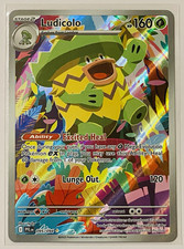 Pokémon Ludicolo 095/094 Illustration Rare Holo Phantasmal Flames English