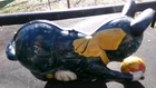 Marx Tin Lithograph Cat w/Ball Key Wind-up Toy - no key