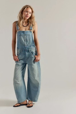Free People - We The Free Good Luck Barrel Overalls