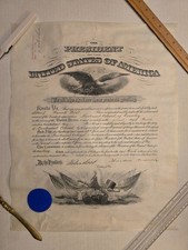 Theodore Roosevelt SIGNED Commission / Appointment INDIAN WARS “Medal of Honor”