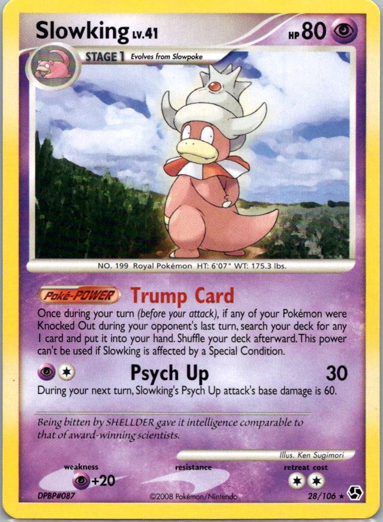 Pokemon TCG Slowking 28/106 Great Encounters NM