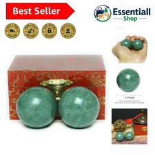 Traditional Chinese Marble Baoding Balls 1.57 Inch for Stress Relief  Focus