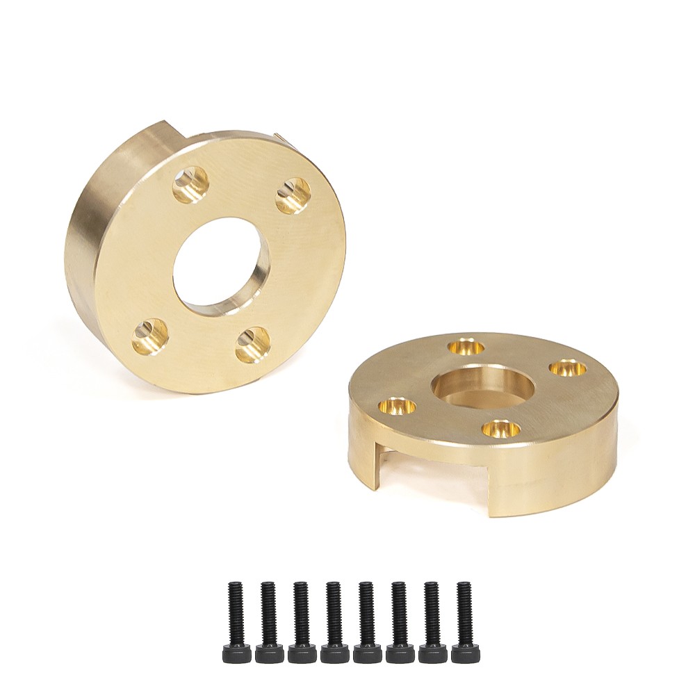 Brass Front & Rear Axle Weights for AXIAL 1/8 AXP8 GILAMON 2.2 4X4 RTR RC Car