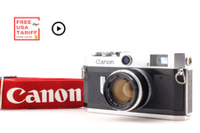 Tested MINT Canon P 35mm Rangefinder Film Camera 50mm f1.8 Lens L39 From JAPAN