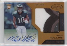 2017 Certified Freshman Fabric Signatures Mirror Orange Mack Hollins Auto 12s7
