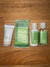 Bath  Body Works Coconut Lime Verbena Travel Set   Shampoo   Conditioner   Soap