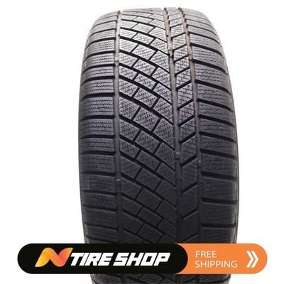 Used 255/40R20 Continental ContiWinterContact TS830P NO - 101V 9.5/32 No Repairs