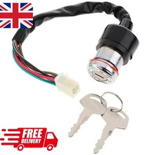 Universal 6 Wire Motorcycle Ignition Switch & Key Set for Suzuki GN 125 ATV UK