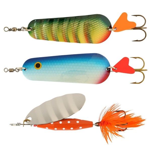 Abu Garcia Favourites Pack 2 - 3 HechtköDer Im Set, Spinner, Blinker, Angelset-image