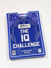 Image of Mensa The IQ Challenge Card Pack 50 Test Your Grey Matter - Unused