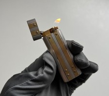 Cartier Paris Accendino a Gas Santos Bicolore Funzionante Anni 80 Vintage