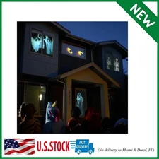 50"x89" Holographic Projector Rear Projection Screen: Decorative Door and Win...