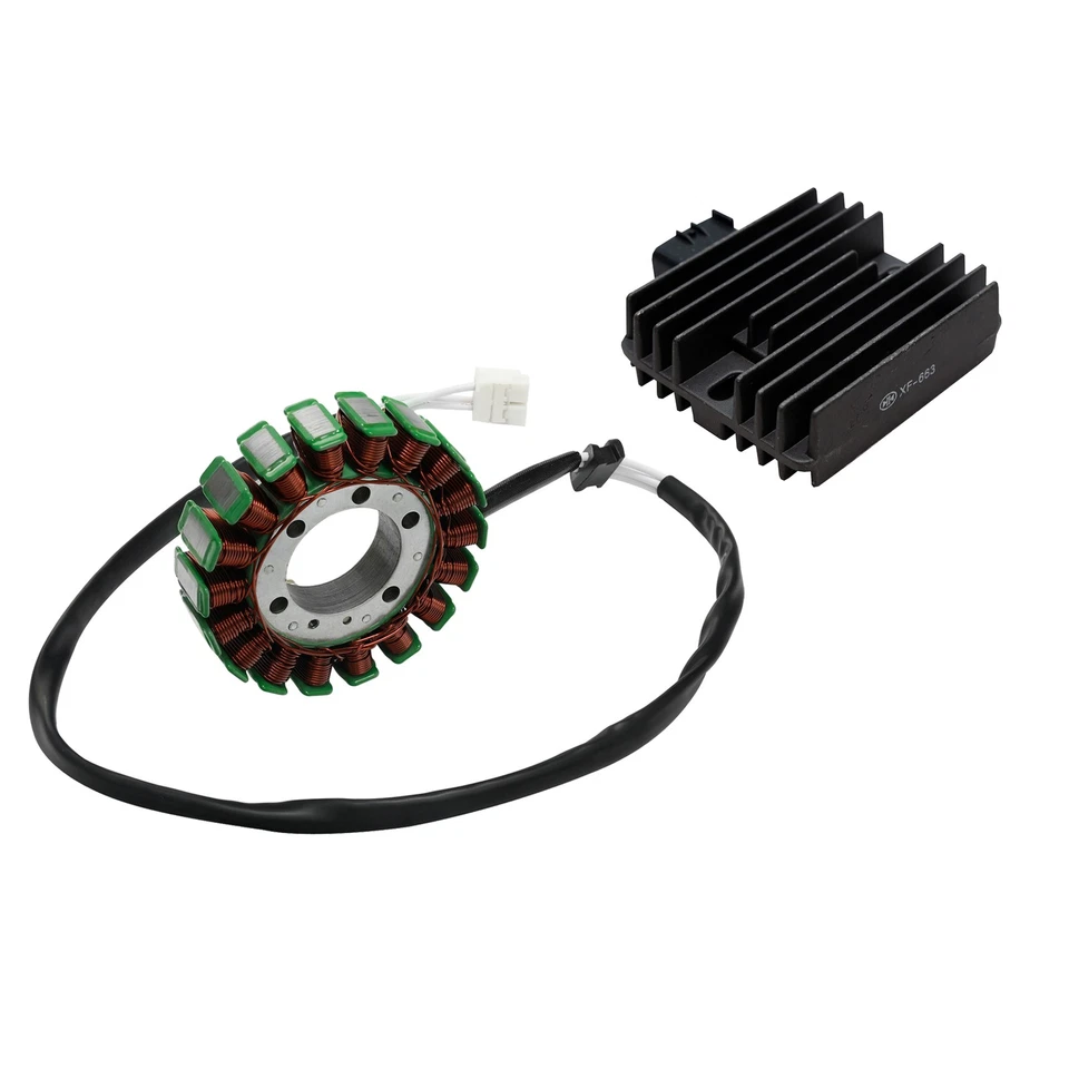 Bobina de estator Magneto e retificador regulador para Kawasaki Ninja 650 16-24 Z650 17-24 - Imagem 3 de 4