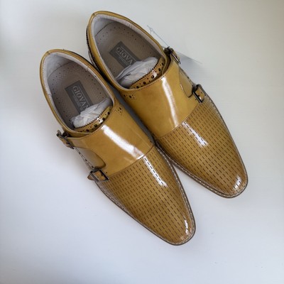 Giovanni Rocky Leather Shoes Scotch NEW WITH TAGS Italian 9M  display picture 1