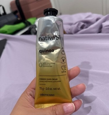 O Boticario Linha Nativa Spa (Quinoa) Firming Hand Cream 75g (2.6 oz.) Vegan