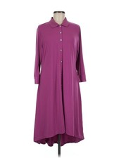 H By Halston Women Purple Casual Dress M