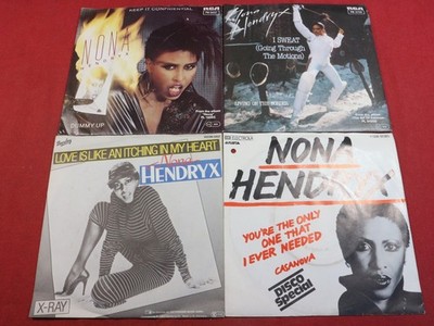 Nona Hendryx  SAMMLUNG / COLLECTION  4X 7'' Single Barclay RCA Arista - sehr gut