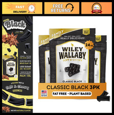 Soft & Chewy Black Licorice Candy 24oz - 3 Pack | Gourmet Australian Twists, Pla