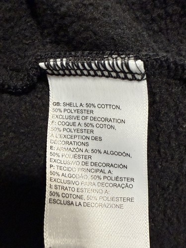 The North Face Hoodie Mens Small Pullover Sweatshirt Never Stop Exploring Black - Picture 6 of 17