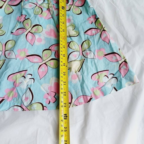 Bonnie Jean Sun Dress Girl's Size 5 Pink and Blue Floral Butterfly Bow - Picture 4 of 6